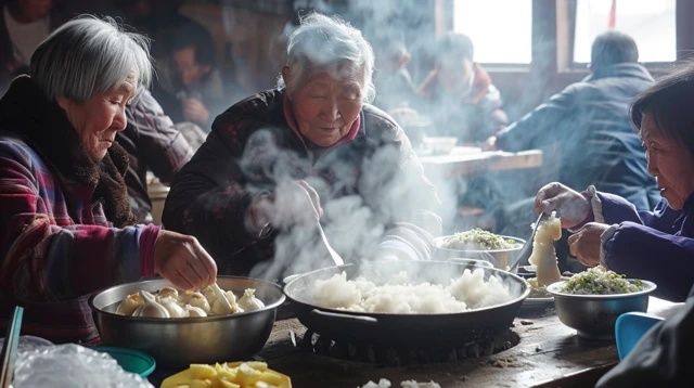 土豆混煮大米的独特美味体验