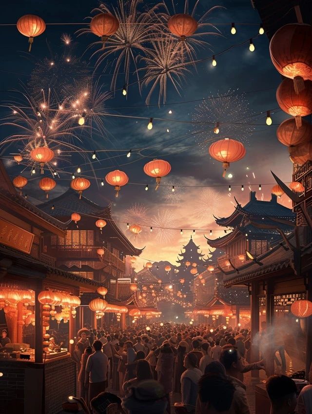 这个周末再访心海天地的美食狂欢:夜幕下的中华美食街盛宴开启