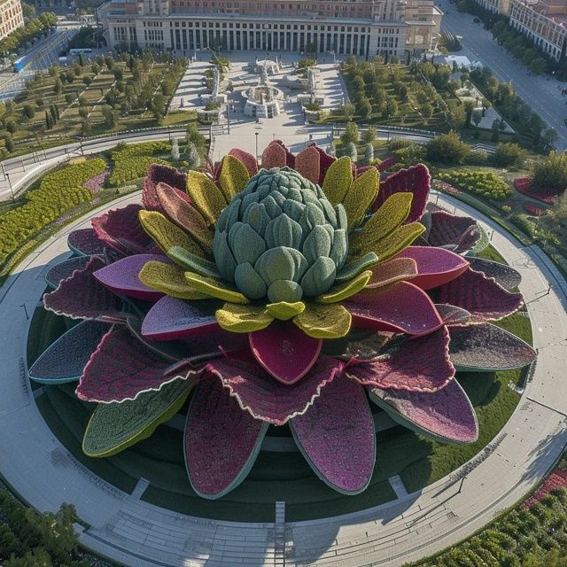花开朝阳花卉扮靓四环主路城市绿道变身“花卉长廊