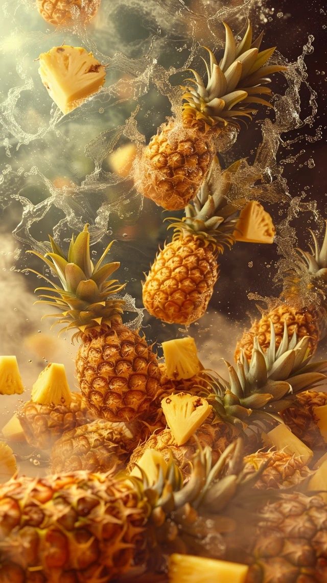 菠萝盐水浸泡秘籍:提升口感与消化的双重益处,解锁荞麦冰糖菠萝粥的健康美味之旅