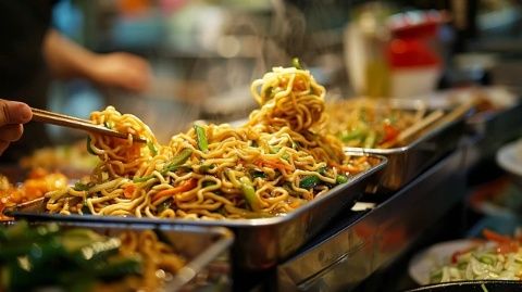 西双版纳美食一条街