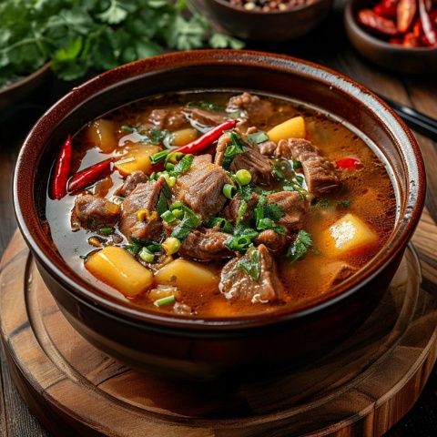 洛宁酸牛肉:河南洛阳一道源自洛宁县的酸辣美食
