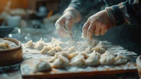 湖中美味遇面香,洪泽活鱼锅贴盛宴