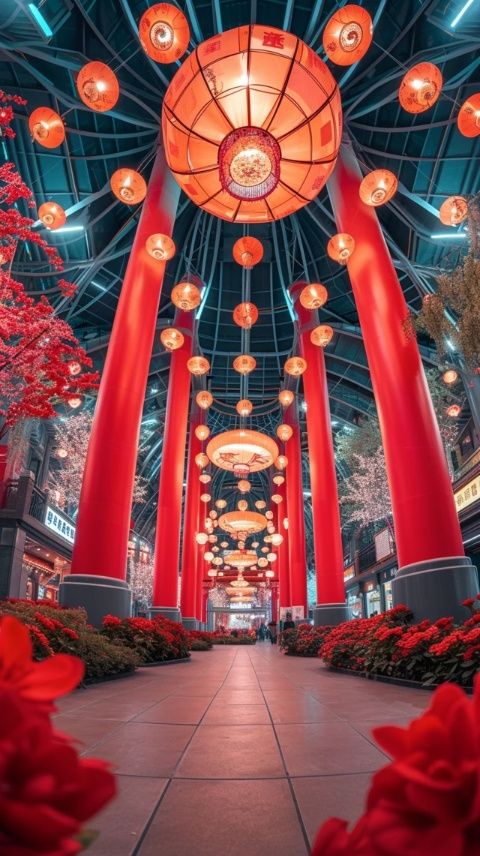 新春将至，广东各地迎来了一年一度的喜庆时刻，城市街头巷尾弥漫着浓浓的年味
