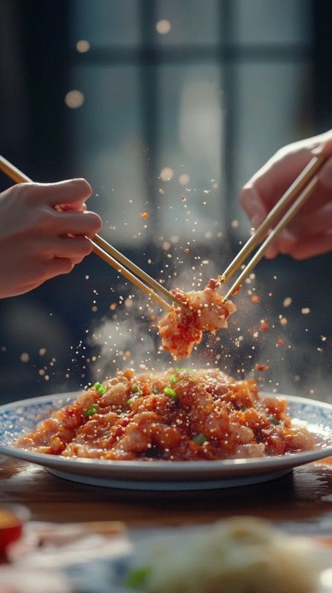饿的时候真的不能看洪金宝吃东西!