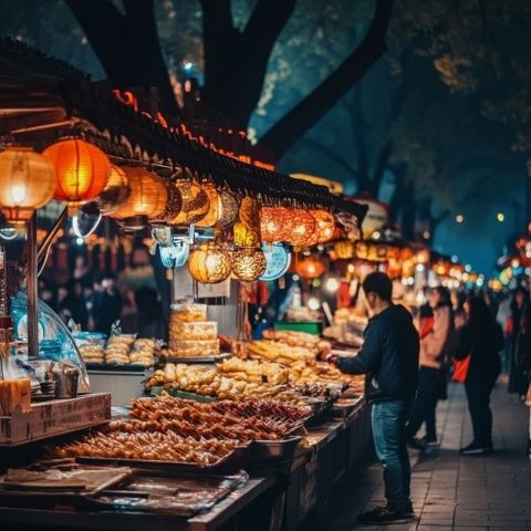 七都夜市,海岛烟火气与美食的完美邂逅!