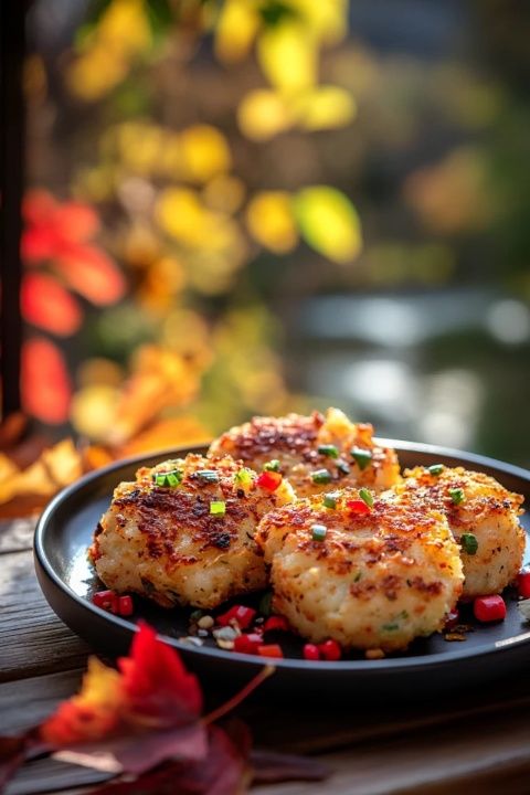 葱花椒盐土豆饼,早餐新吃法外酥里嫩饱腹感强