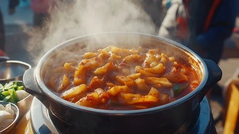 韩剧中的美食大盘点:泡菜、韩国烤肉和石锅拌饭等。