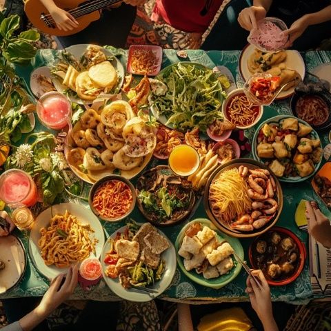 东兴美食之旅:越南鸡粉与春卷,中国海岸线徒步探险