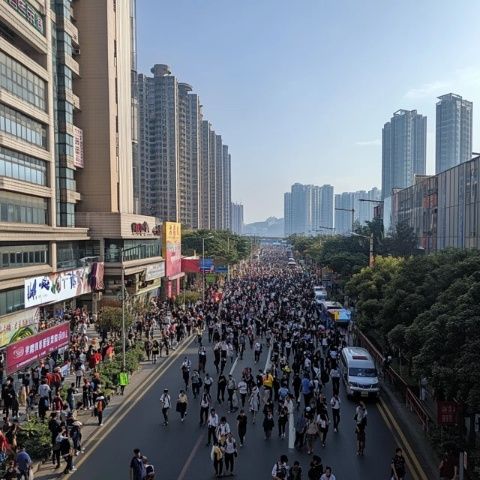 周六上午，三里屯太古里人潮涌动，秋风送爽带几分凉意