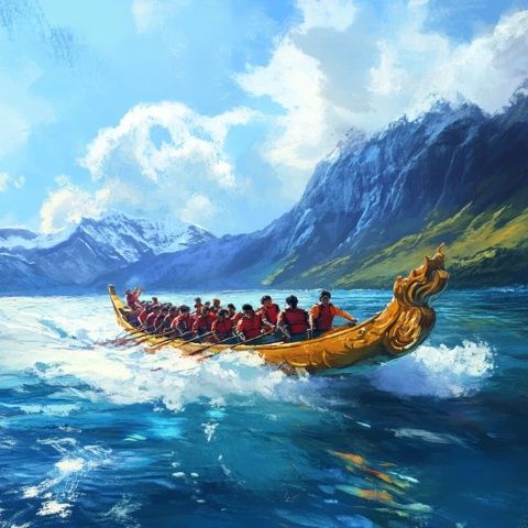 端午浓情 激情赛龙舟