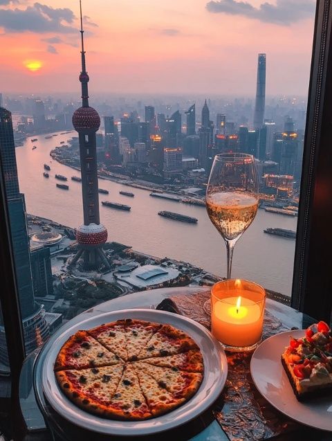 杭州钱塘江畔的浪漫邂逅在久泰饭店遇见西餐厅,品美味牛排享受法式浪漫