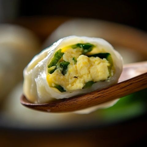 秋冬家常美食:学做鲜嫩娃娃菜馅蒸饺,暖胃又暖心