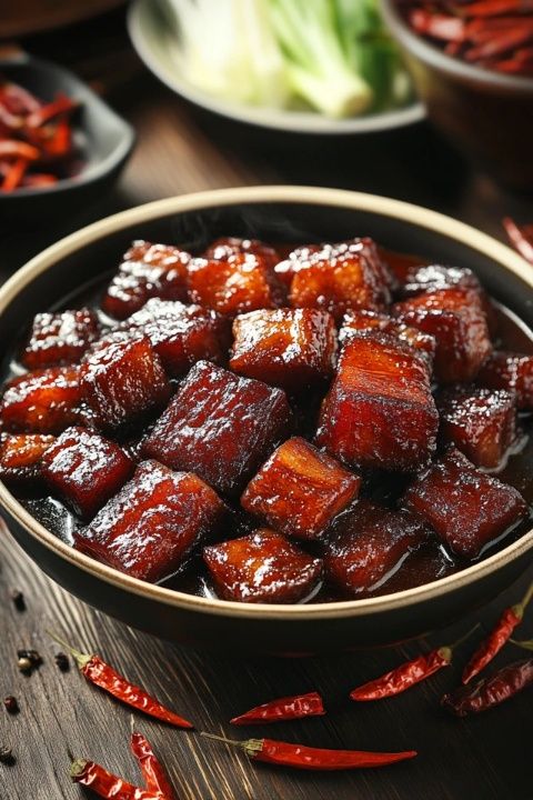 红烧肉:年味的灵魂,团聚的象征——一道必不可少的春节菜肴