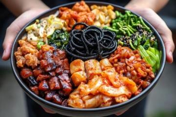 中韩烧烤与特色小吃对决:韩国烤肉VS中国糖醋排骨!