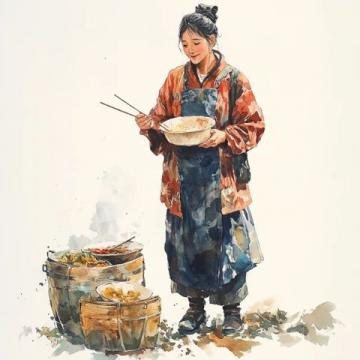 义马千秋村一大妈清蒸无花果,果子好吃汤更甜,味道让人怀念