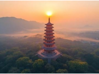 雨中探访临安：南屏塔、乐平美食与湍口绿道之旅