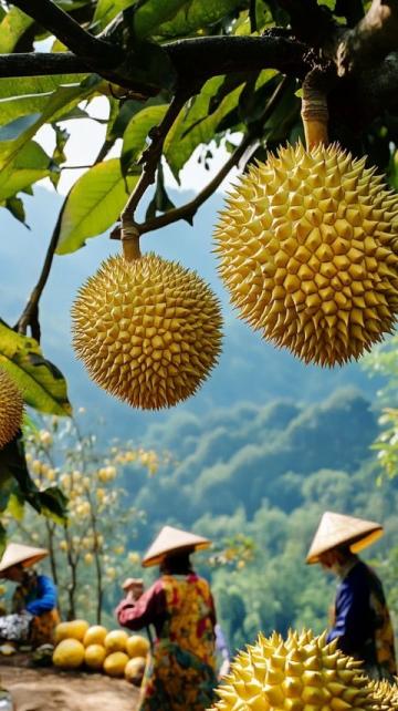 探索泰国美食之巅:榴莲的魅力、挑战与文化之旅