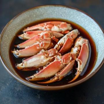 香辣蟹酱油焖蟹酱食谱