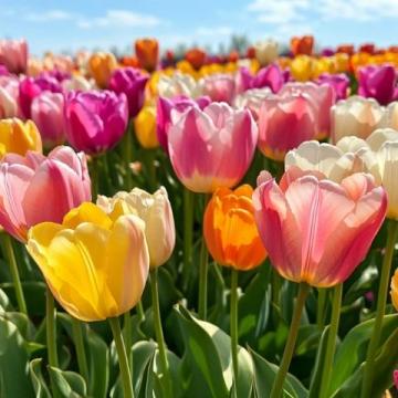 第三届通济花海郁金香节百万鲜花盛放等你来赏!