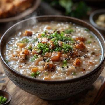 热腾腾的豆汤饭:一碗美味与温暖的体现。