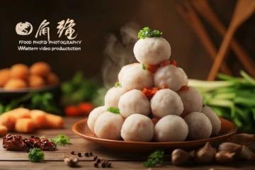 老师傅做藕粉圆子(做了一辈子圆子的老师傅)