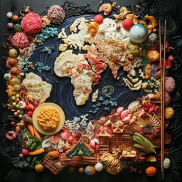 北南东西四方冬至美食大地图