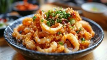 **一、传统手打墨鱼饼（油炸版）**