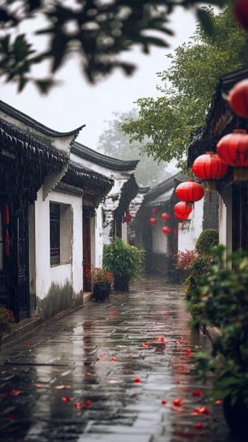 初五雨水过后的古镇一日游推荐