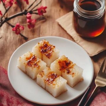 软糯香甜的糯米糕,不用擀面就能轻松做出!