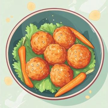 冬天萝卜热,夏天姜香!今天来跟我一起做个简单又好吃的萝卜丸子吧!