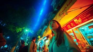 深圳南山夜市美食热闹非凡,小吃车遍布街头