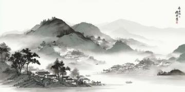 秋末自驾休闲游民乐风景