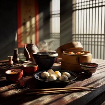 和顺县的莜面瓜丝蒸饺