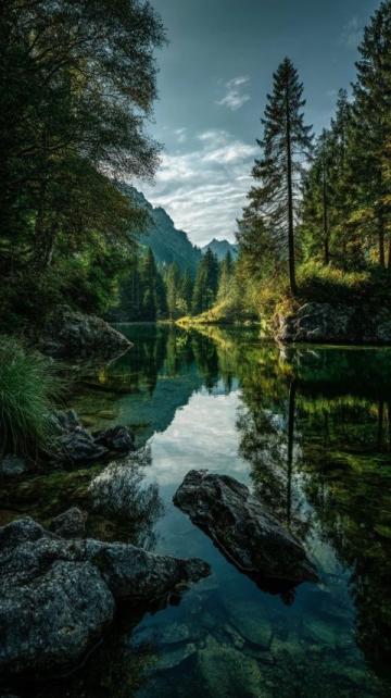 德国绝美湖泊,湖光山色美如画卷,成为当地人休闲度假的乐园