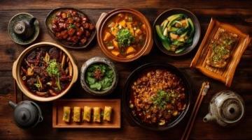 色彩斑斓的家常美食盛宴,让人垂涎三尺的美味佳肴