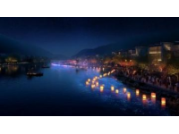 西江千户苗寨美景：吊脚楼与白水河夜景迷人之旅