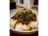 青椒干子肉丝