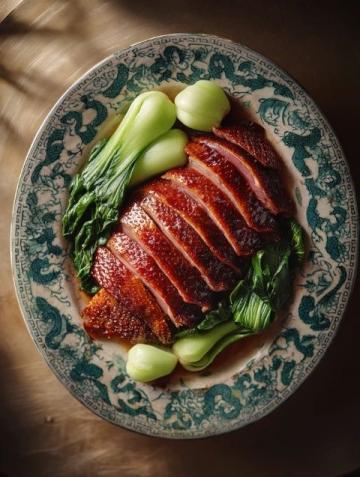 苏州樱桃肉——探寻苏帮菜的艺术与文化之旅,品味江南风味的视觉与味觉盛宴