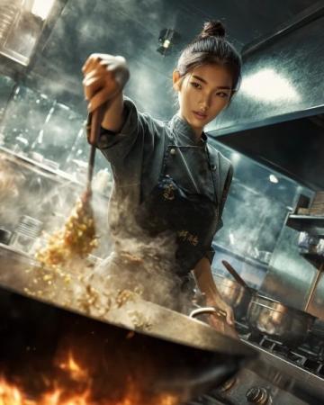 河南开封面馆师傅绝技:一米大刀切出细如丝面的传统美食传奇