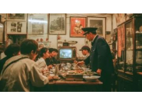 平顶山宝丰店：羊肉冲汤，每碗七次底, 顾客排队等吃