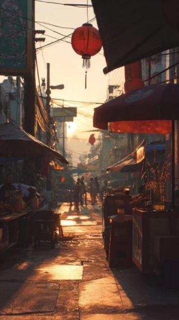 深圳南山沙河西路老旧街区漫步记：小店林立与现代气息碰撞