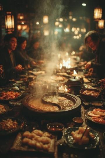 美食分享广式火锅的经典形式:清水打边炉