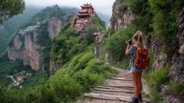 自驾游奇达村，旗冠顶是最佳观景点