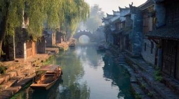武汉江夏金口老码头的魅力风光