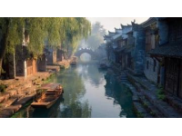 武汉江夏金口老码头的魅力风光