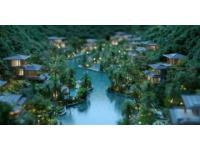 金寨蔚蓝海岸度假山庄在安徽省六安市金寨县油坊店乡龚冲村，有一处度假胜地——