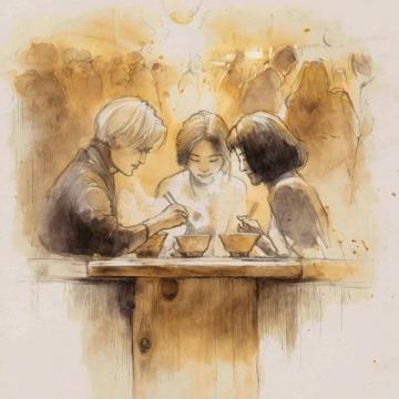 阿丘家早餐诗韵:品美味香汤,忆乡愁悠悠