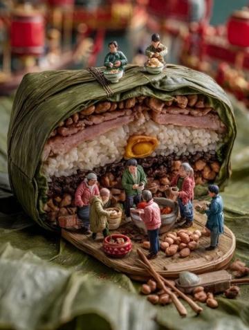 异乡情浓粽香飘——品味广西粽子,感受越南老乡的家乡味