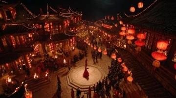 襄阳夜色下的古城秘韵